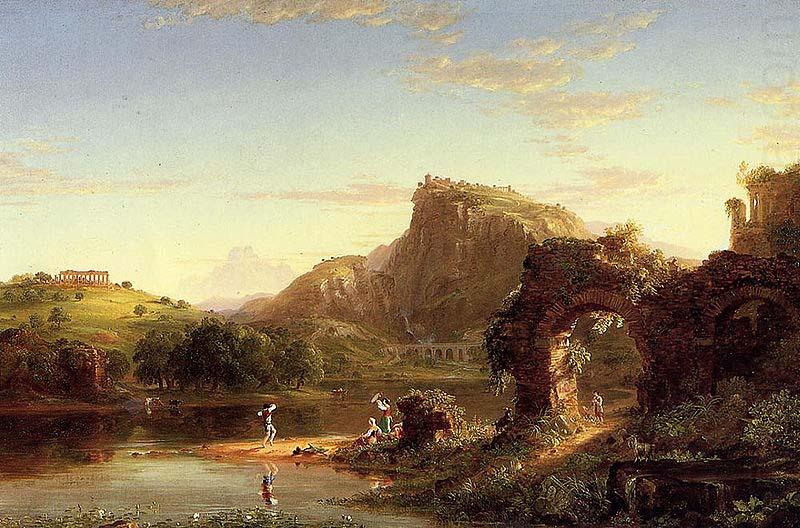 Thomas Cole Italian Sunset china oil painting image